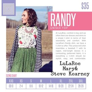 LuLaRoe Tops - LuLaRoe Randy T LuLaRoe Tops - LuLaRoe Randy T